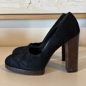 Vintage Tom Ford for Gucci Mary Jane Lace Heels